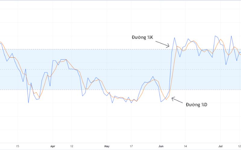 Cấu tạo chỉ báo Stochastic