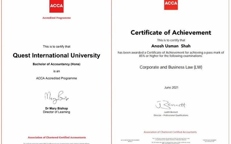 Chứng chỉ tài chính ACCA