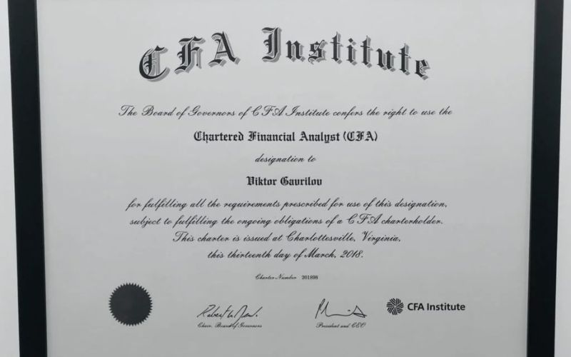 Chứng chỉ tài chính CFA