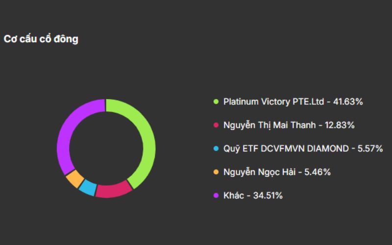 Cơ cấu cổ đông REE