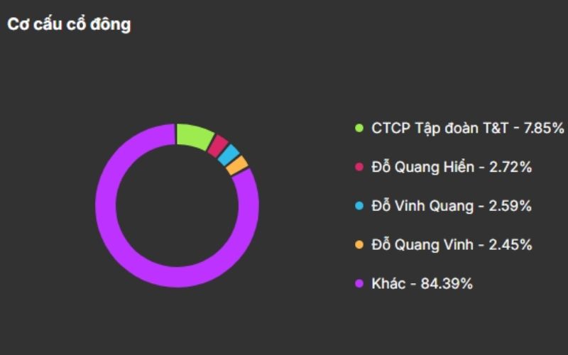 Cơ cấu cổ đông SHB