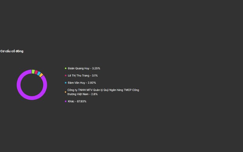 Cơ cấu cổ đông VSC