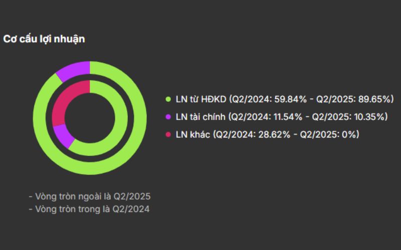 Cơ cấu lợi nhuận DCM