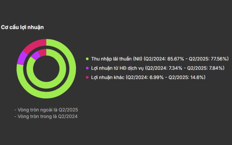 Cơ cấu lợi nhuận cổ phiếu VIB