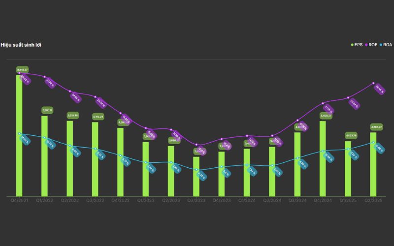 Hiệu quả sinh lời cổ phiếu MSH