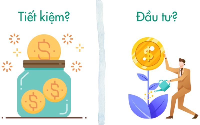 So sánh gửi tiết kiệm ngân hàng với đầu tư chứng khoán