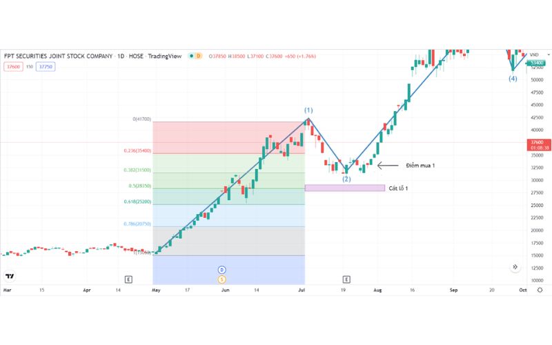 Ứng dụng giao dịch theo sóng Elliott trong chứng khoán