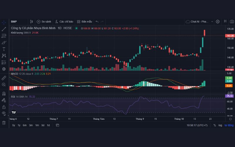 Phân tích kỹ thuật cổ phiếu BMP